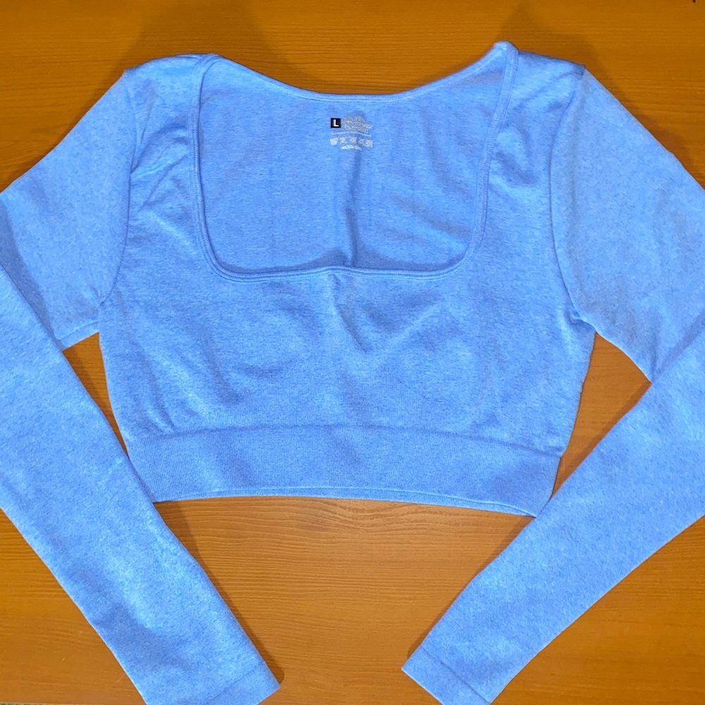 HYZ Women’s Workout 2 Piece Set Size L Blue